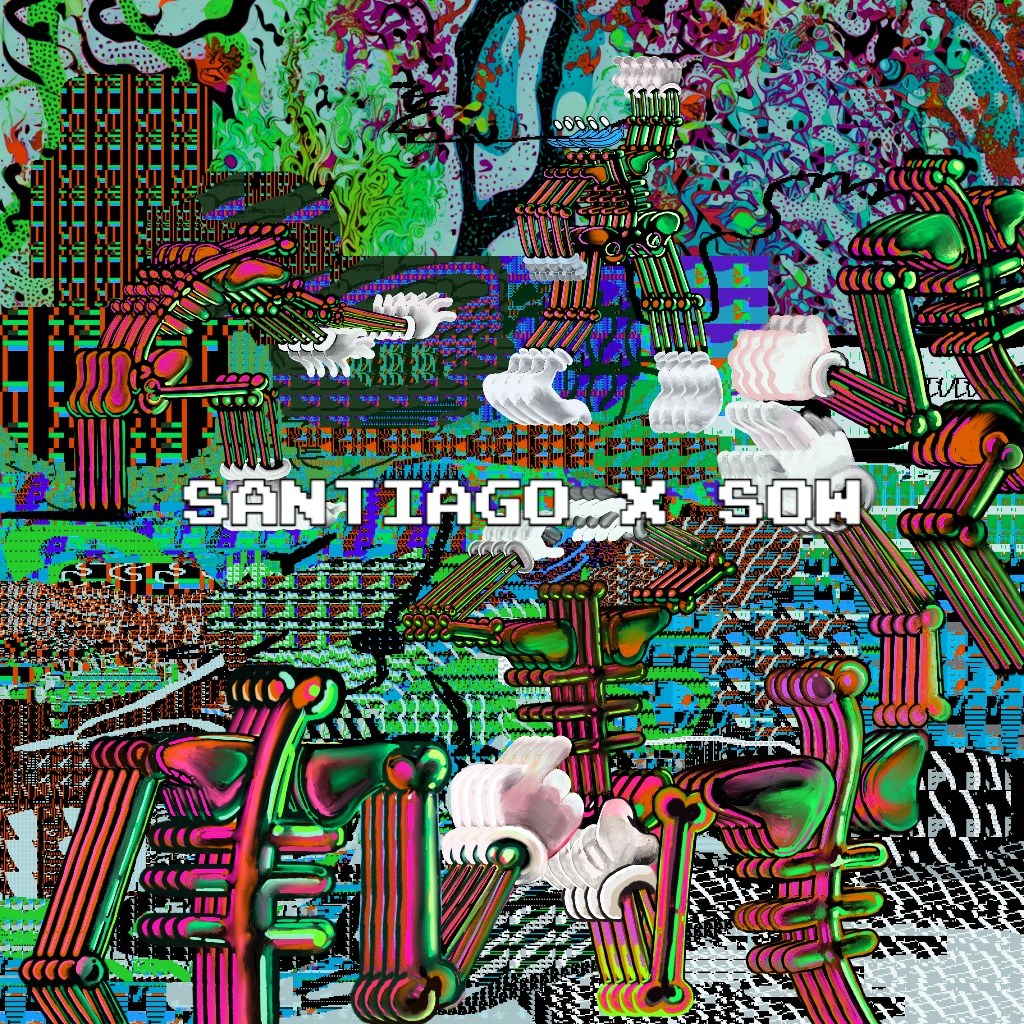 COLLAB TTIIMMEESS, digitale Arbeit von Mamadou Sow, 2024, Bild 2