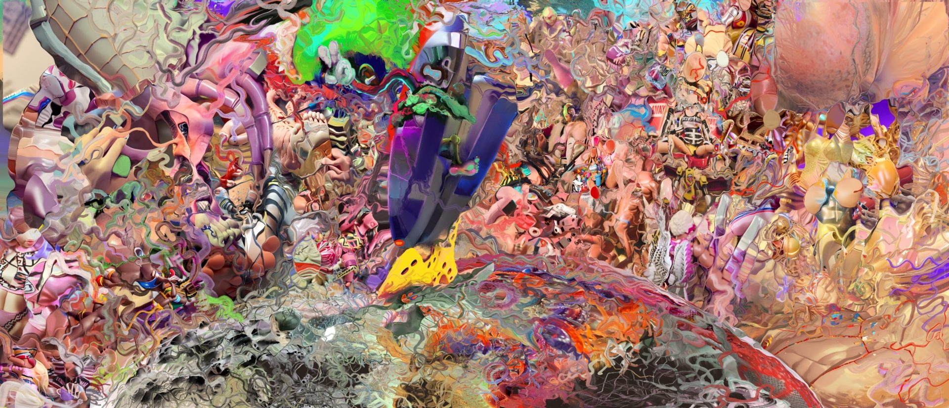 Beziehungsweisen, digitale Skulptur von Mamadou Sow, 2023